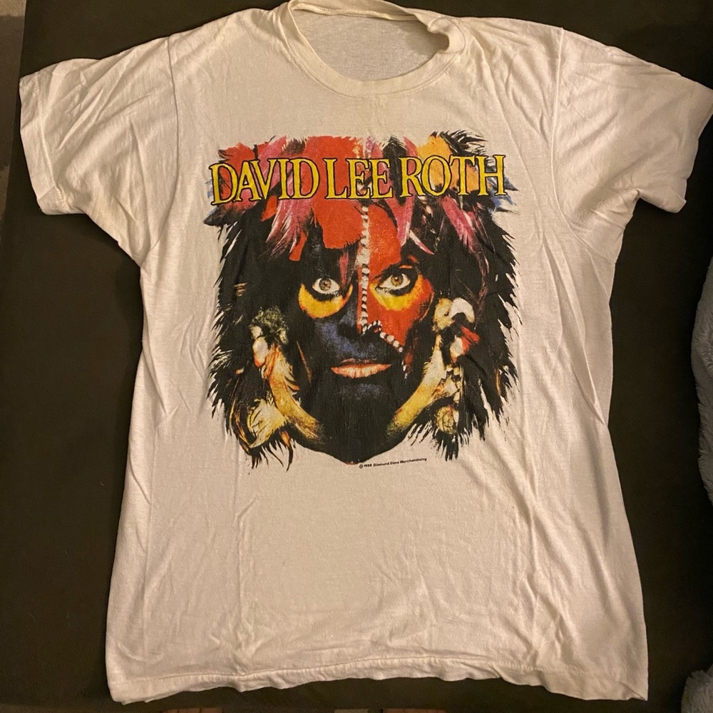 VINTAGE 1986 David Lee Roth World Tour Tshirt